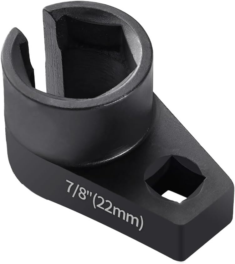 Lemxily Offset O2 Sensor Socket, 7/8-Inch (22mm) with 3/8-Inch Drive, Universal Fit for Vehicle Oxygen Sensor Removal - Image 1